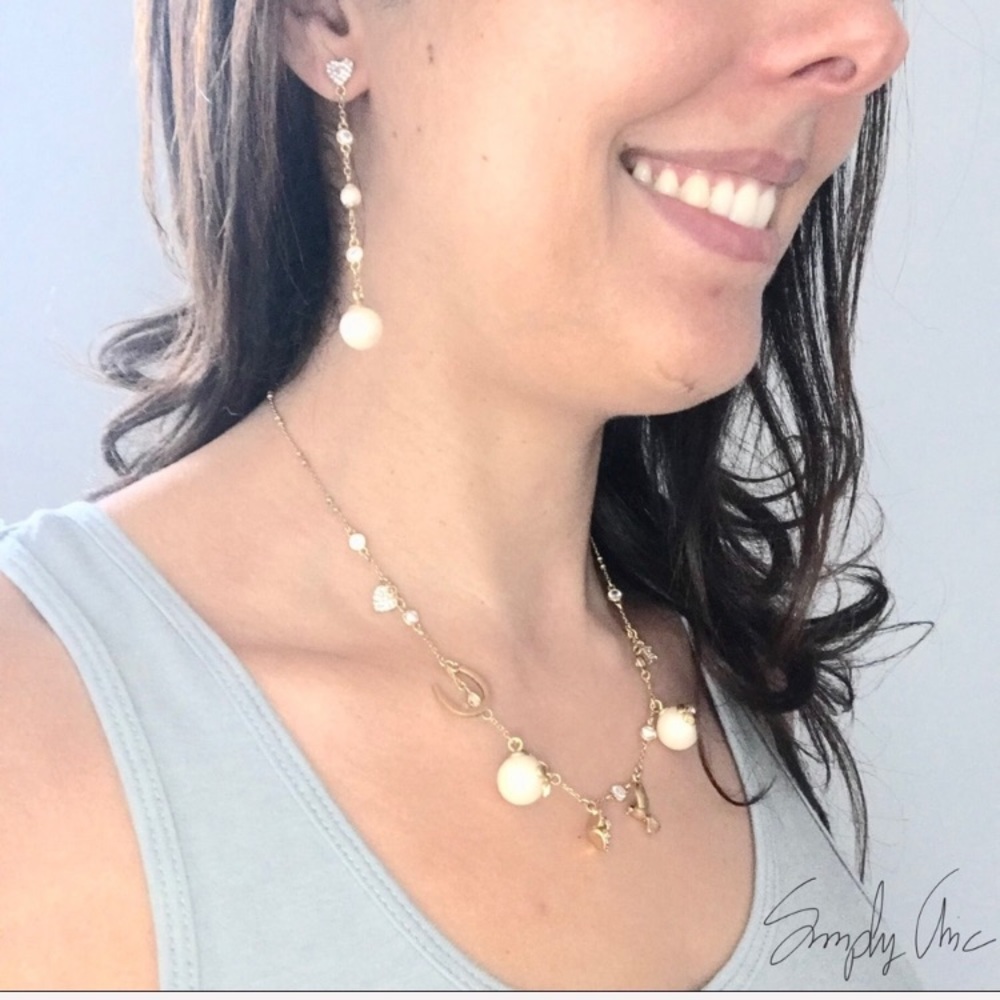 NWT Kate Spade Vintage charm gold tone necklace - Picture 6 of 6